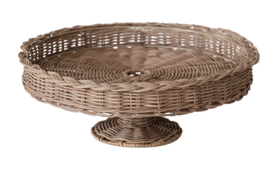 Rattan Pedestal