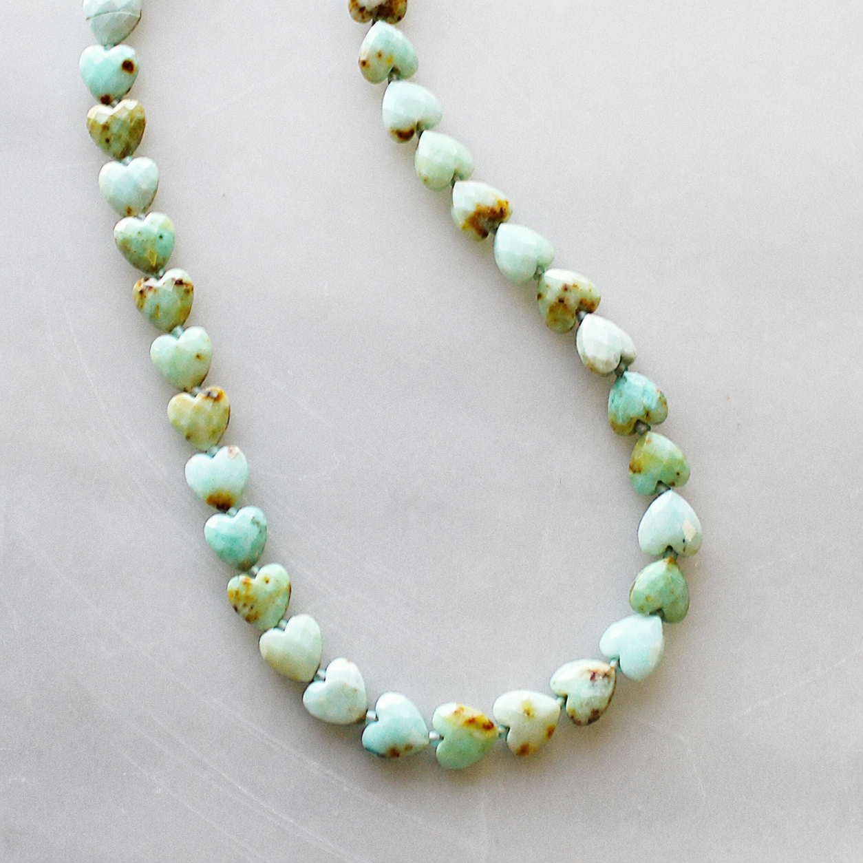 Opal Heart Necklace