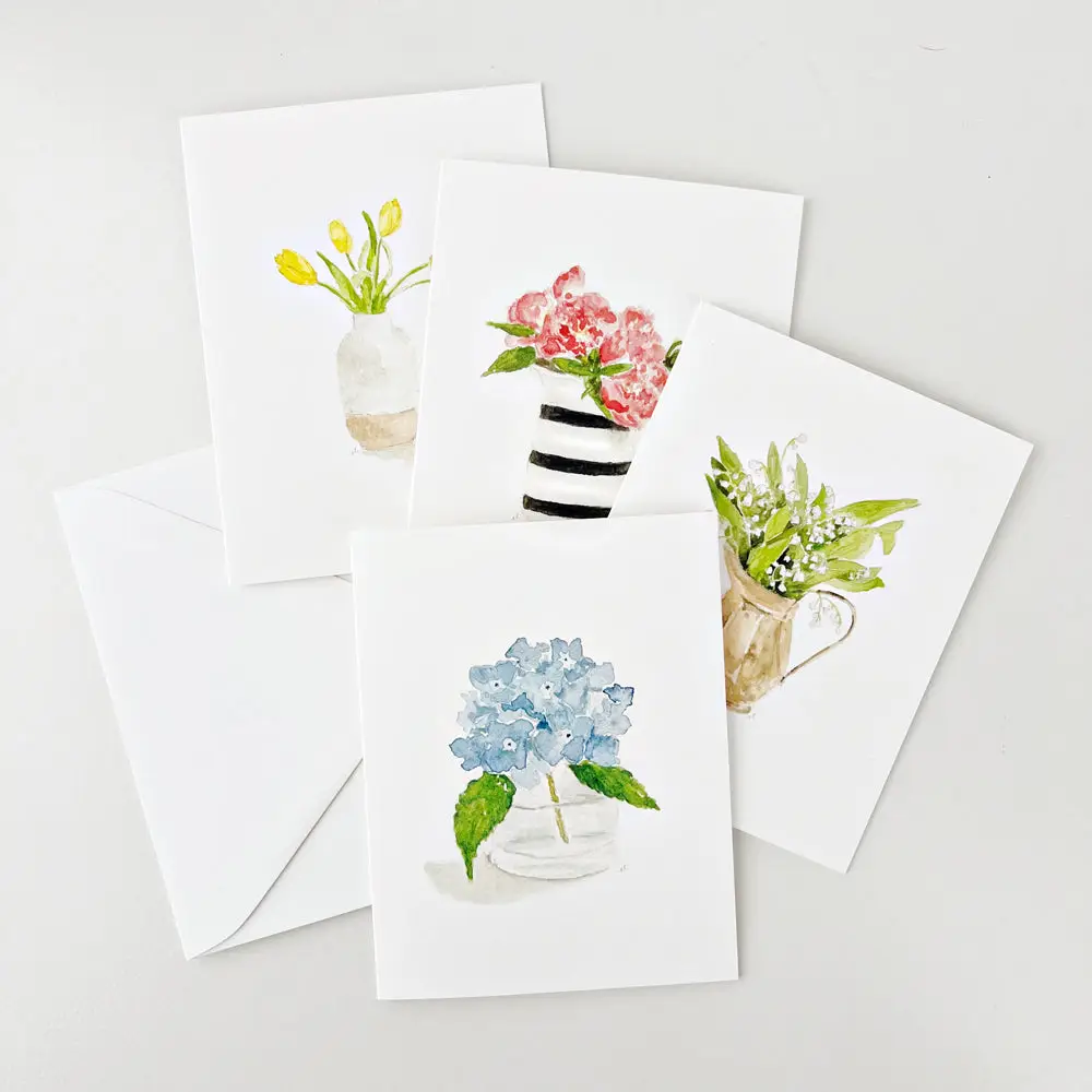 Set of 8 Assorted Notecards
