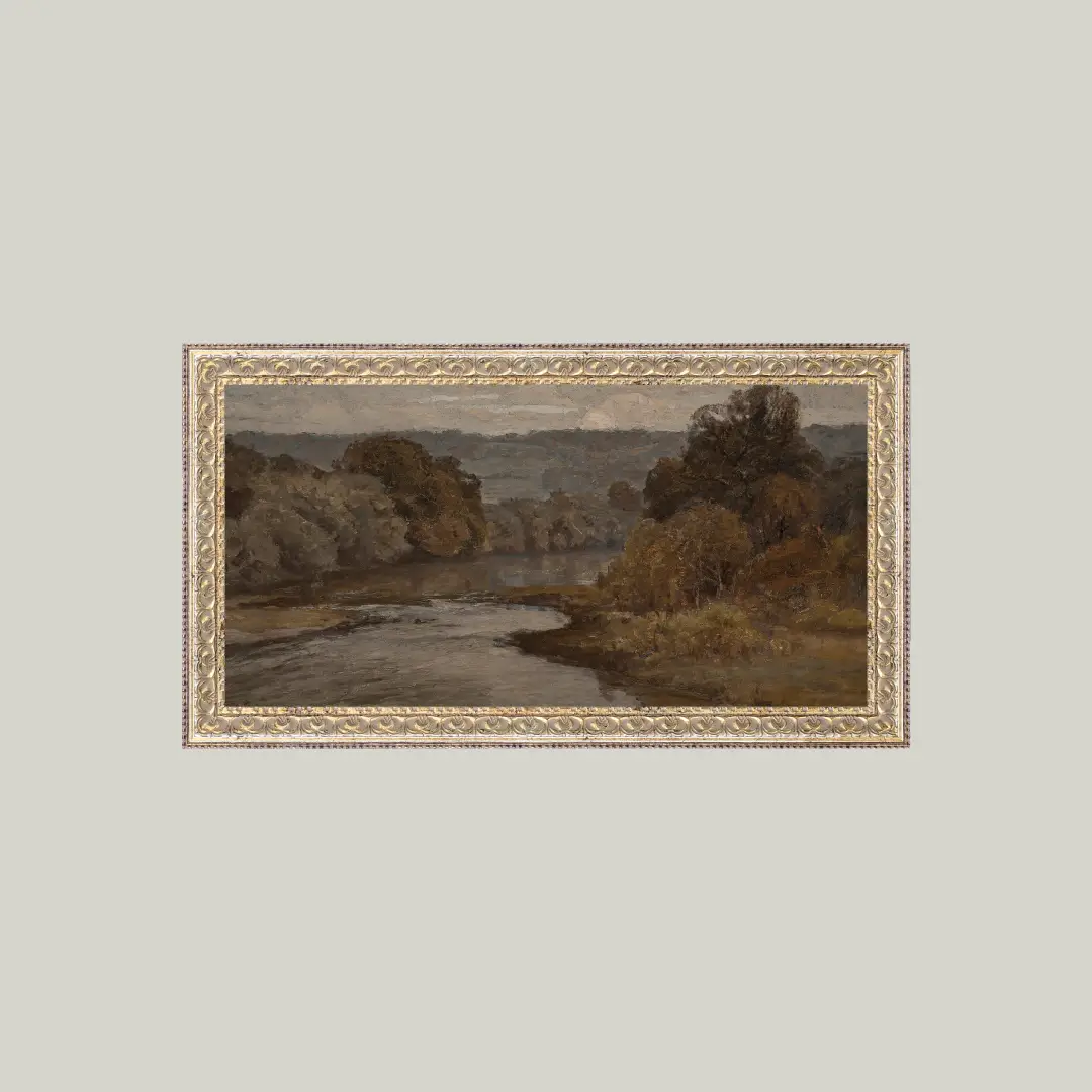 Autumn River Framed Art