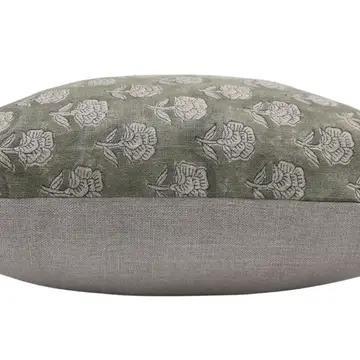Sage Blossom Pillow - 24"