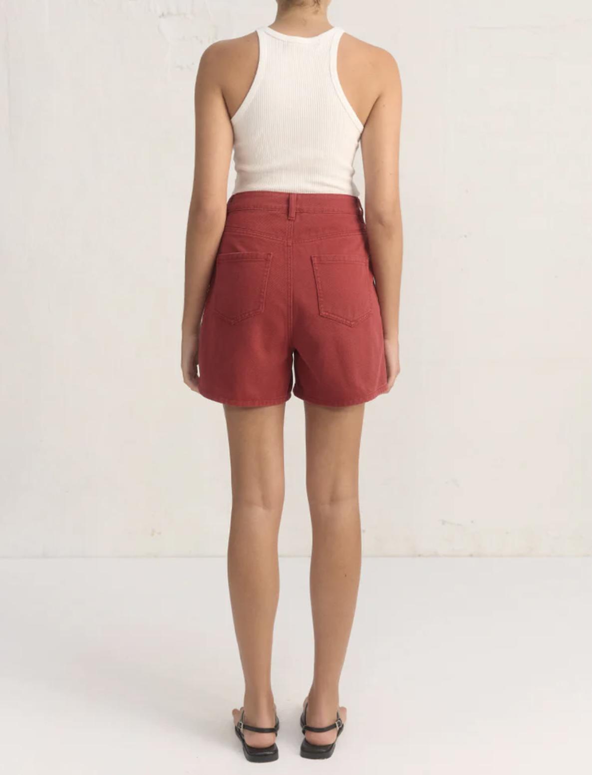 Cherry Denim Shorts