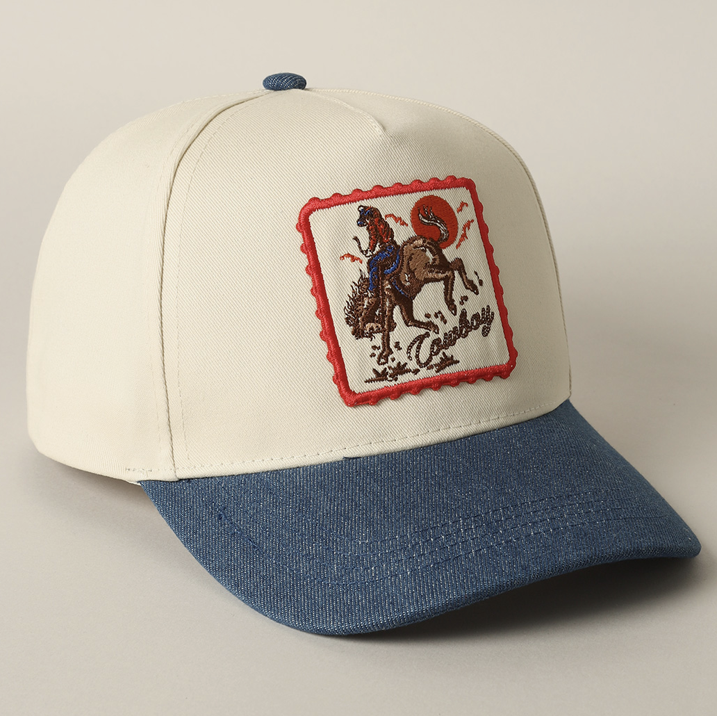 Cowboy Embroidered Hat