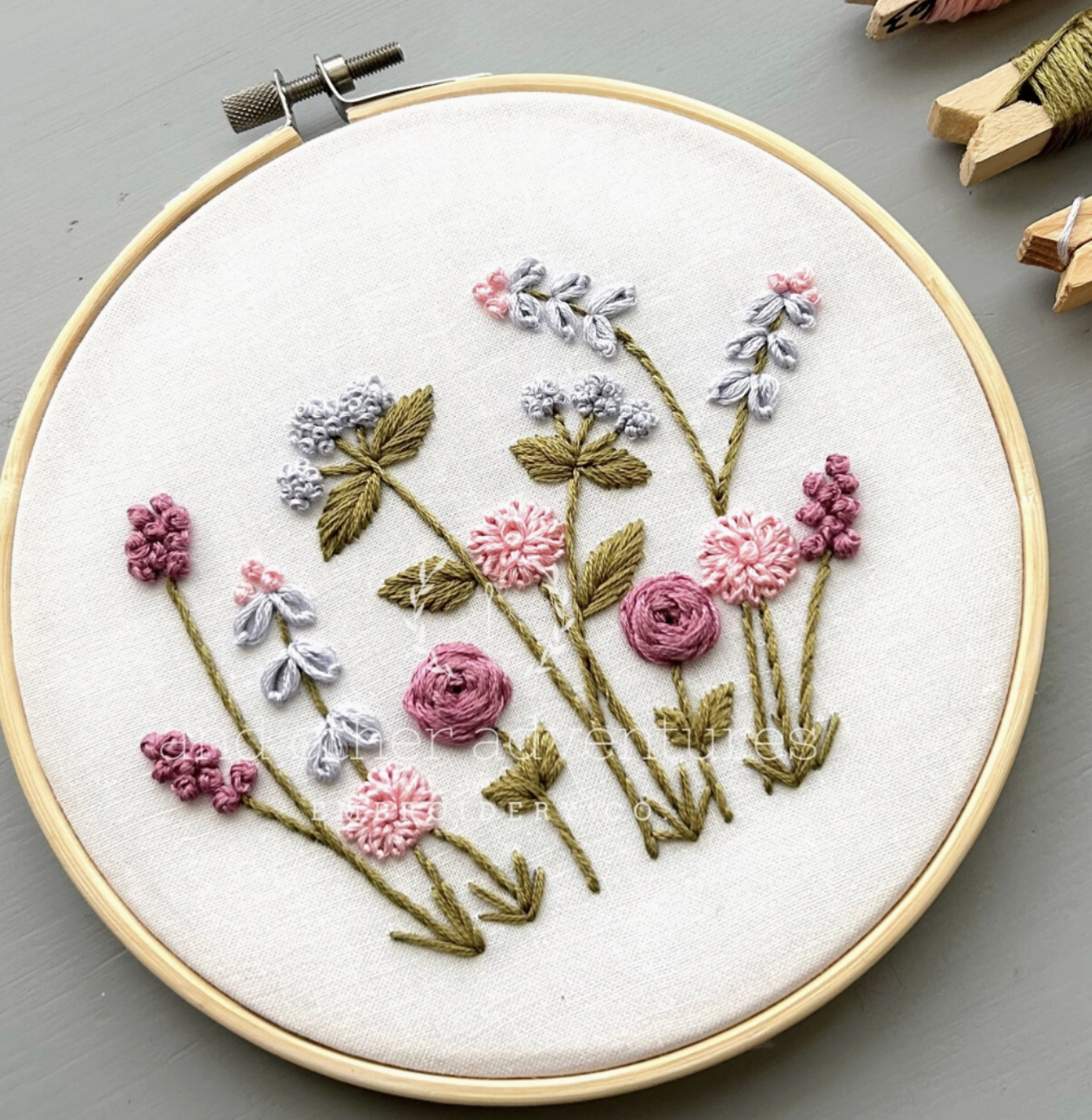 Embroidery Kit: Jardin