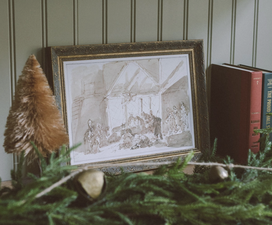 Nativity of Christ Framed Art