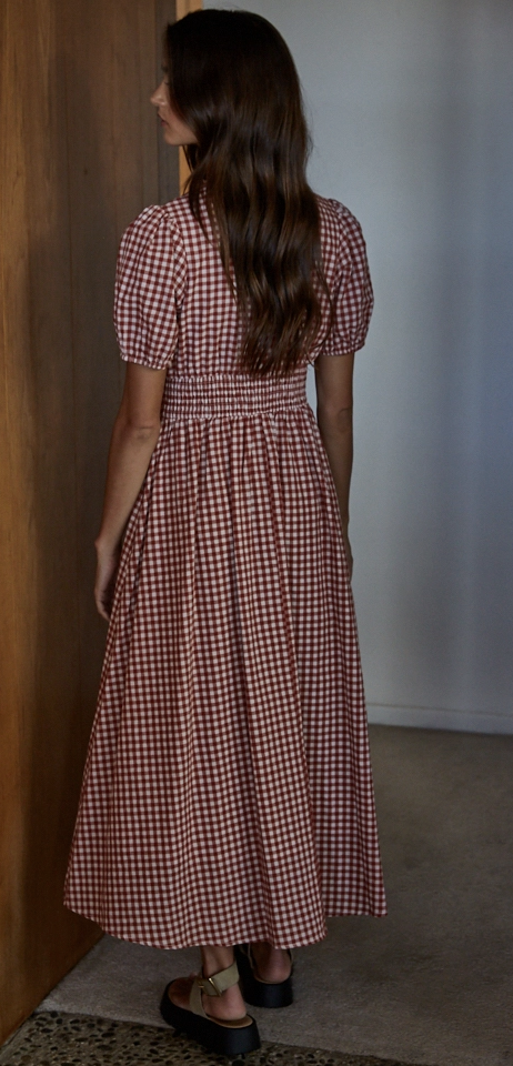 Red Gingham Dress