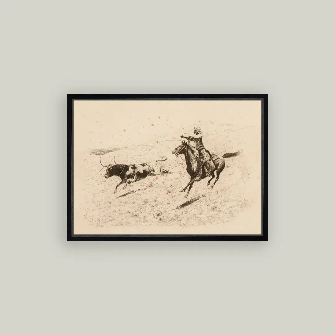 The Long Throw Framed Art