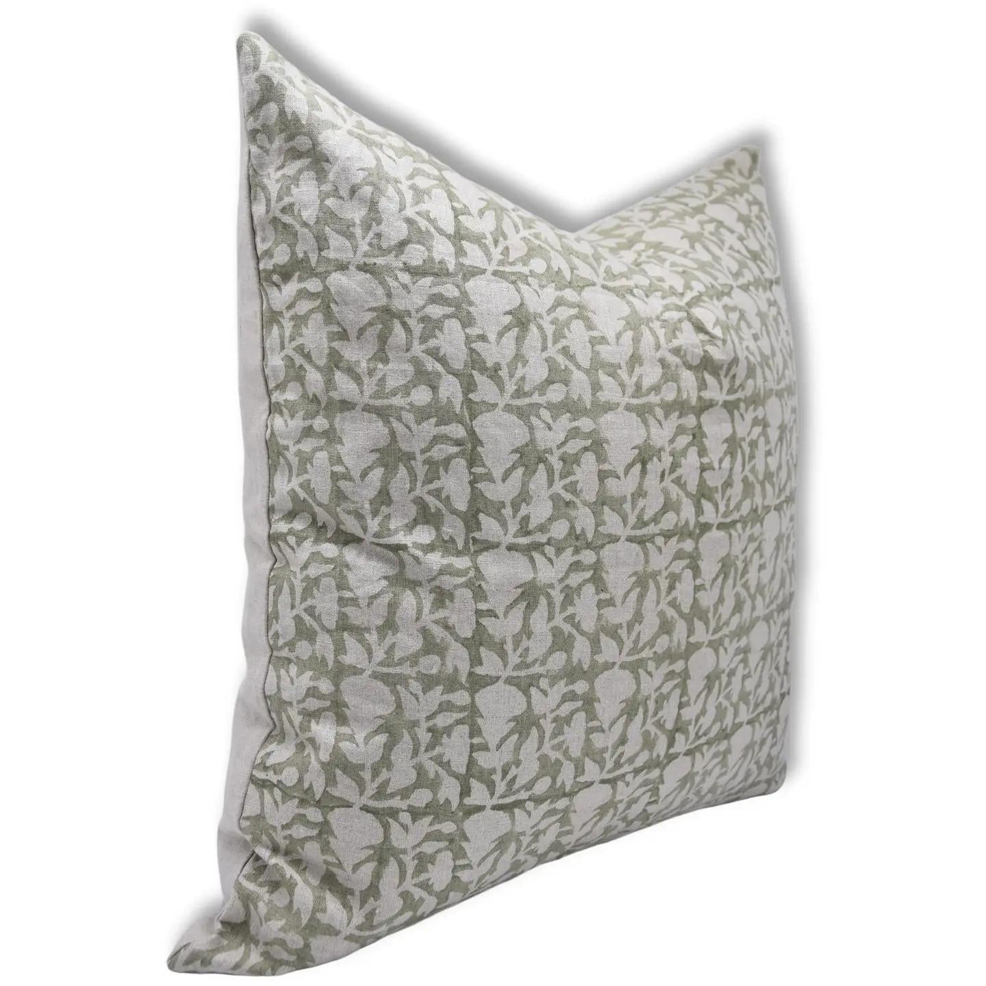 Muted Vine Pillow - 18"