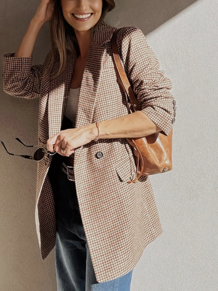 Houndstooth Blazer