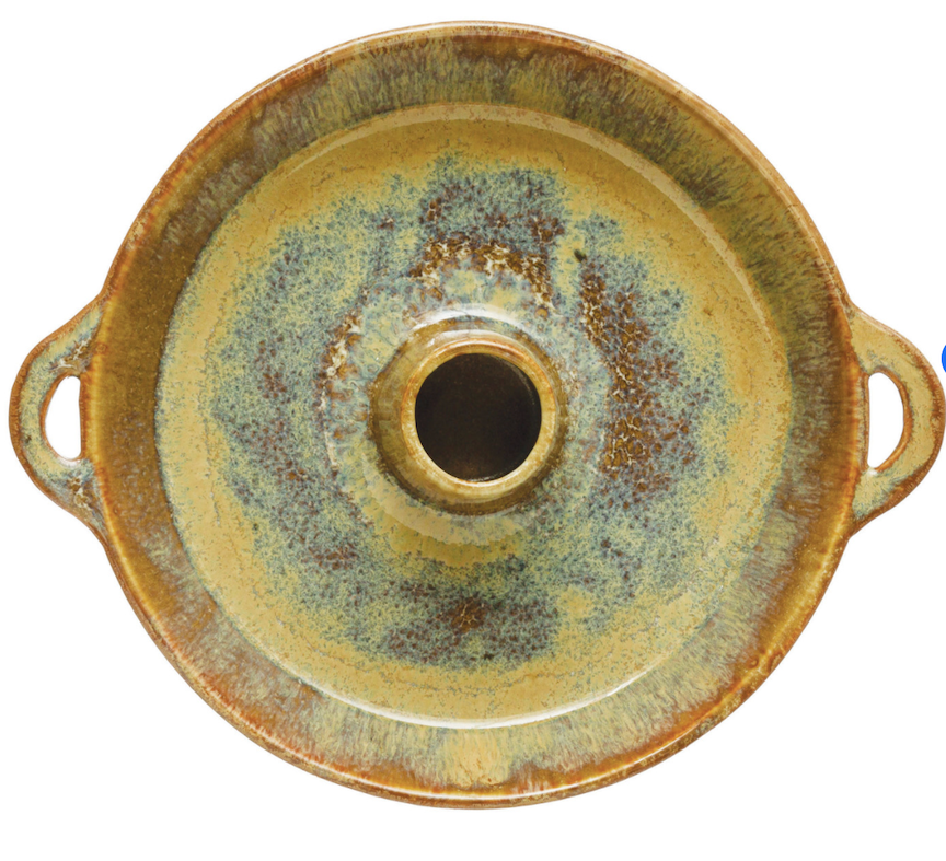 Serving Dish with Toothpick Holder
