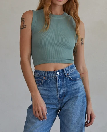 Hadley Ribbed Tank - Multiple Colors