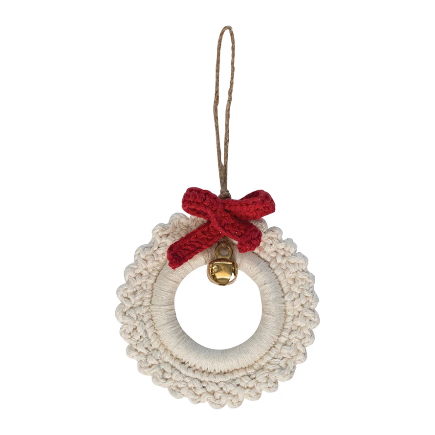 Crochet Wreath Ornament