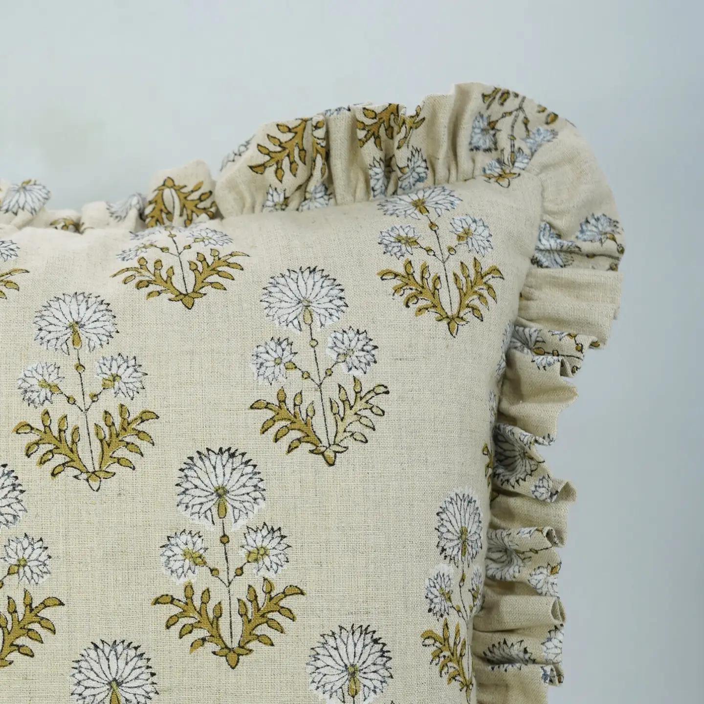 Dandelion Dust Ruffle Pillow - 22"