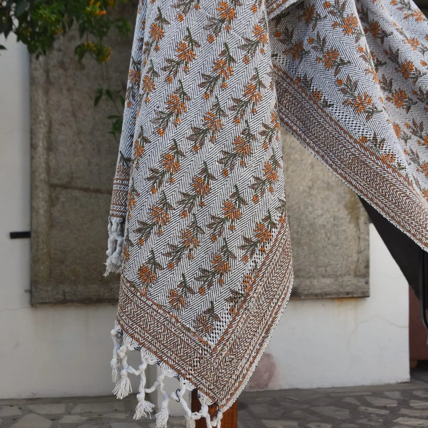 Block Print Throw