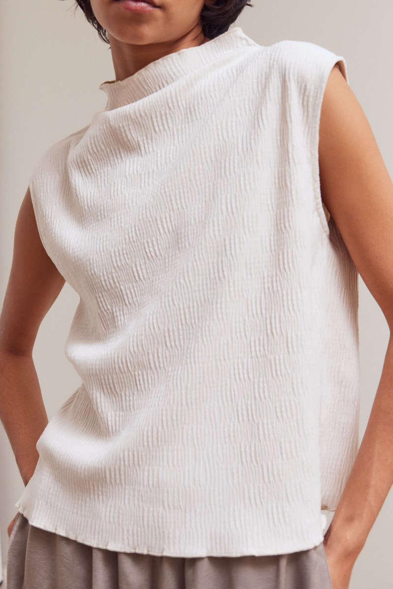 Mae Mock Neck Top