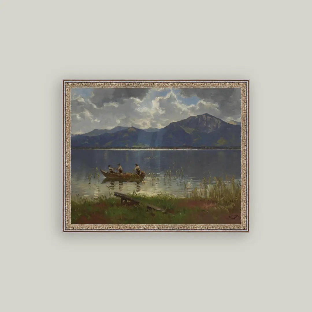Fishermen On Lake