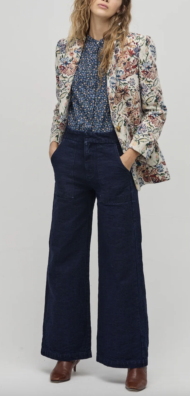 Mira Floral Tapestry Blazer