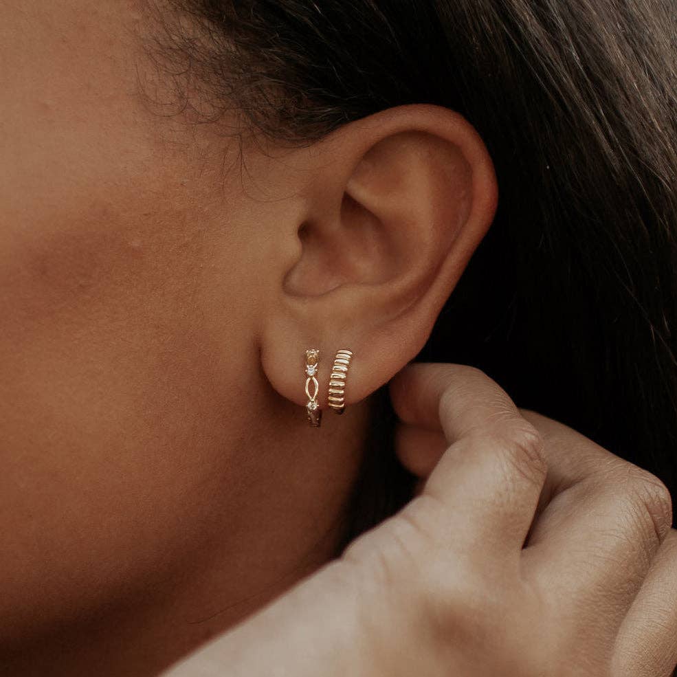 Isla Lace Hoops