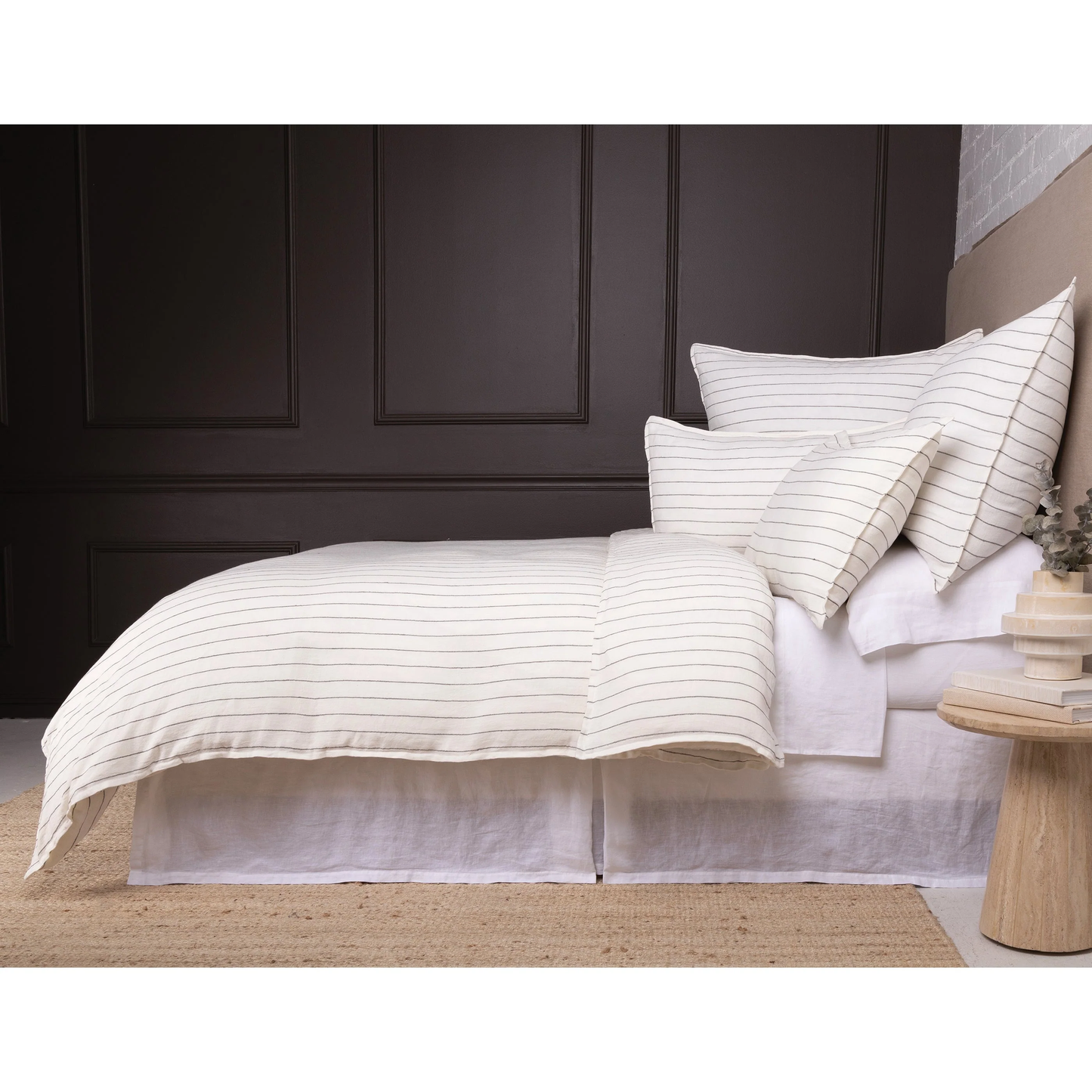 Blake Duvet - Cream/Gray