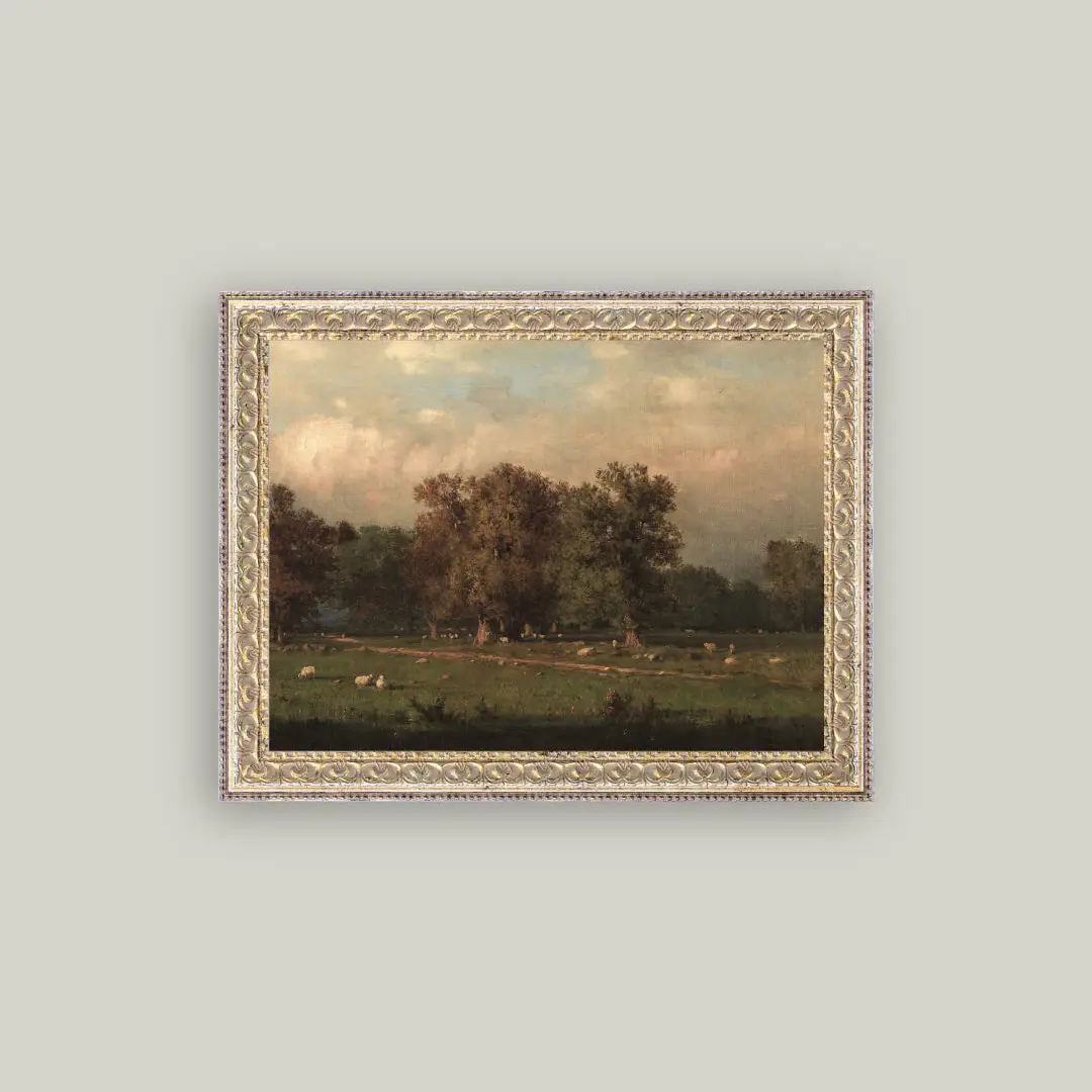 Sheep Farm Framed Art