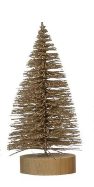 Champagne Bottle Brush Tree