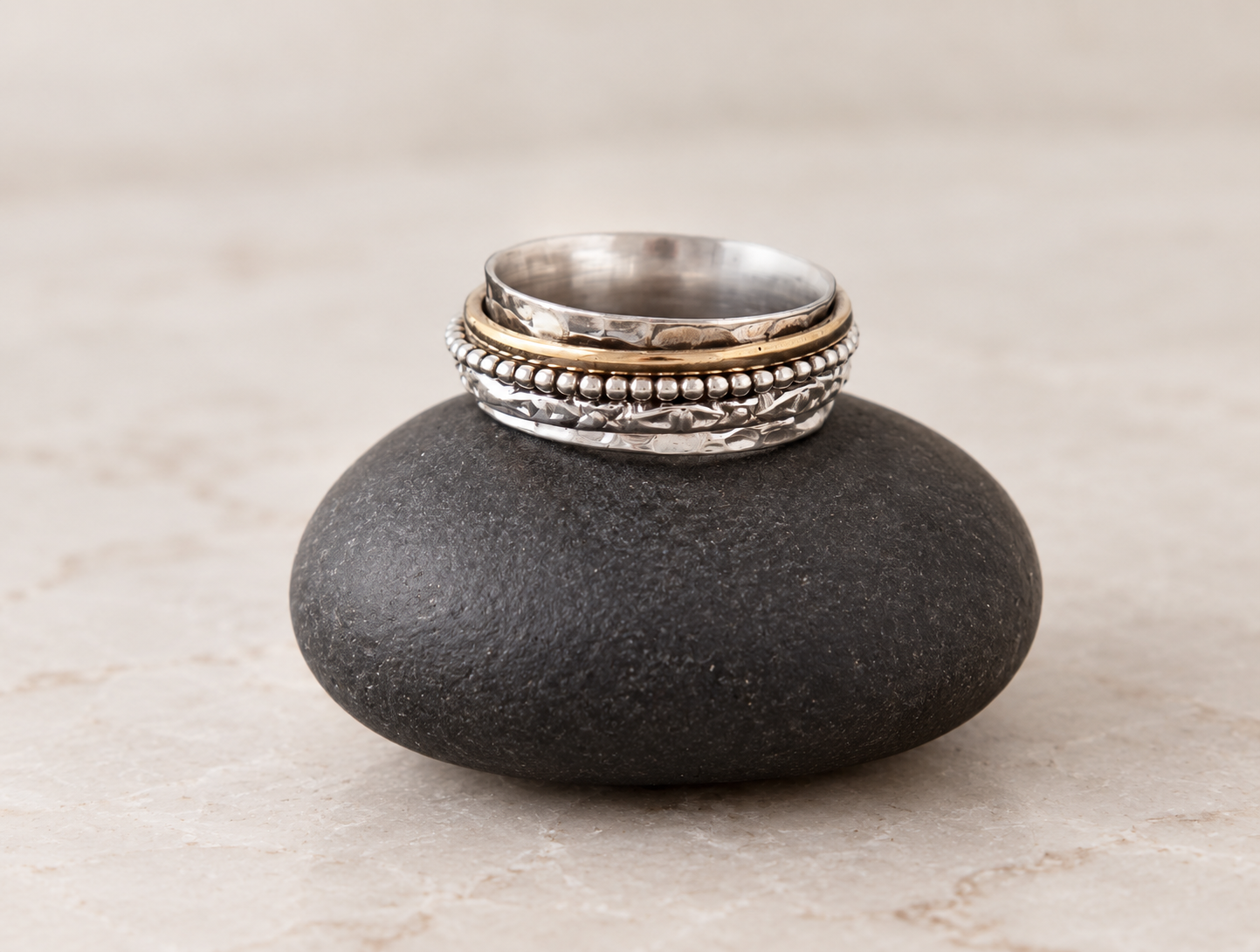 Sterling Silver Spinner Ring