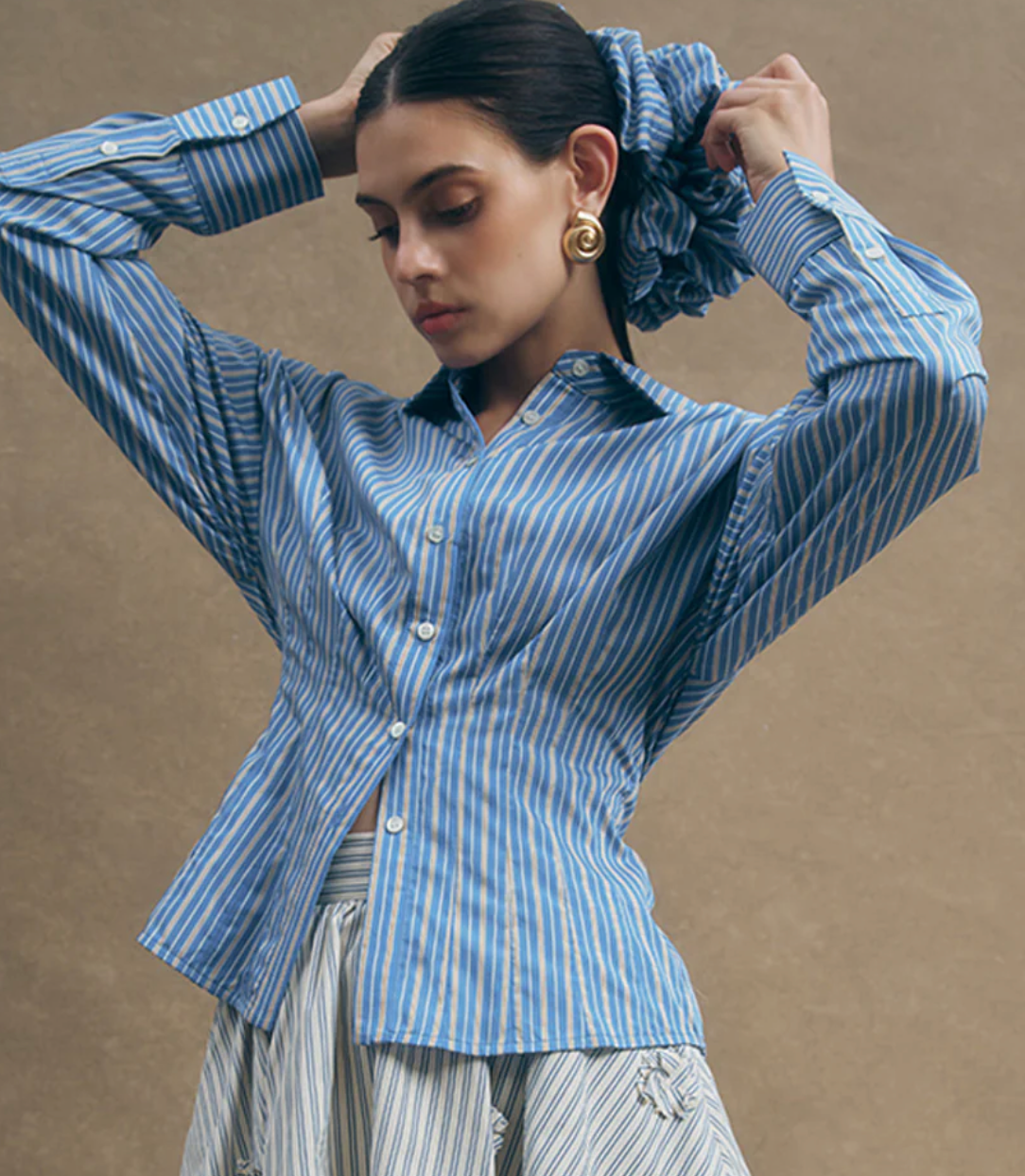 Tailored Button-Down Top