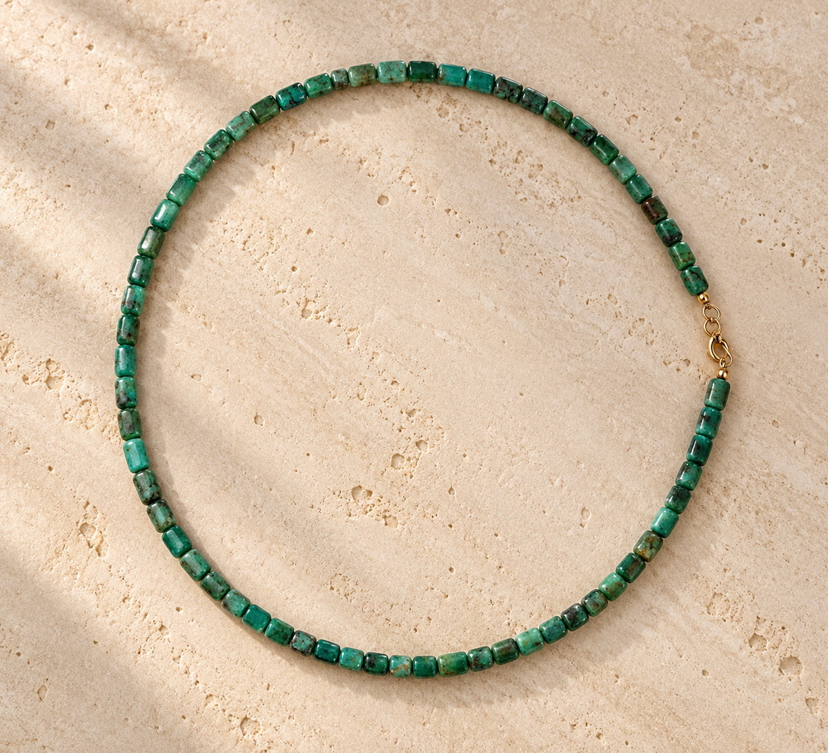Turquoise Tube Necklace