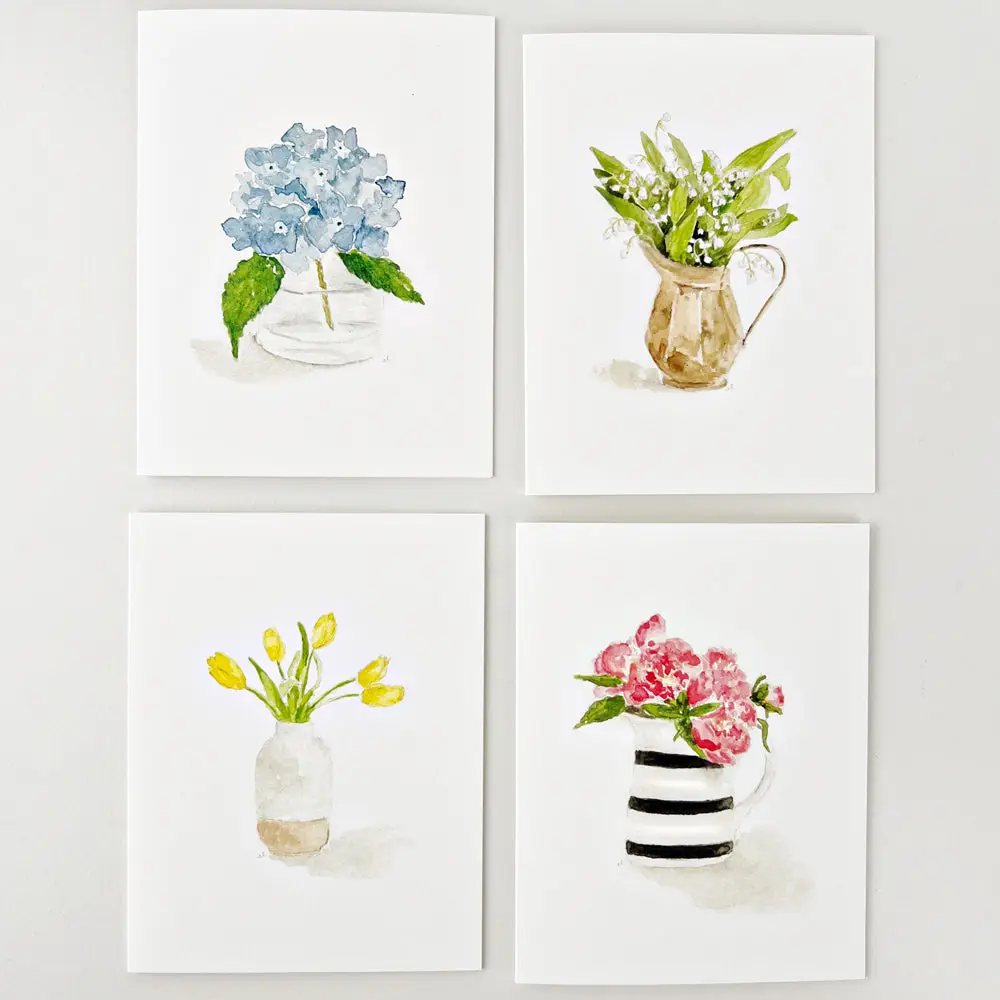Set of 8 Assorted Notecards