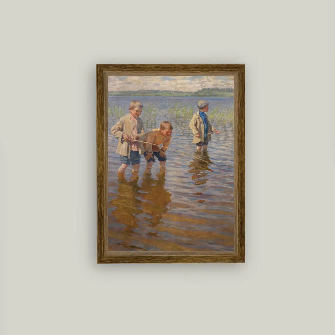 Mid-Day Fishing Framed Art
