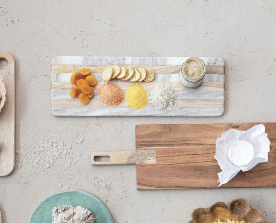 Marble & Mango Wood Cheese Board