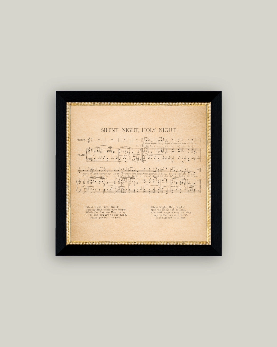 Silent Night Framed Art