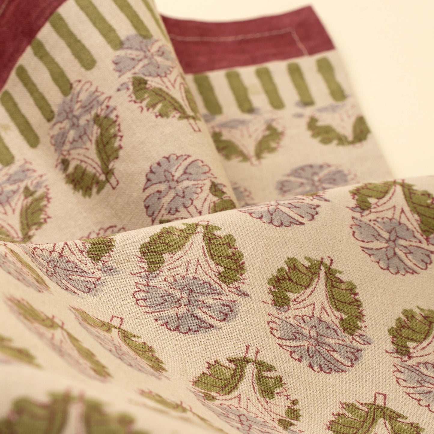Nandini Block Print Table Runner - 108"L