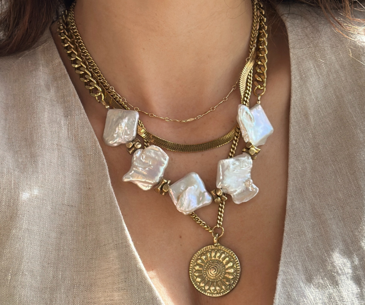 Pearl Cloud Necklace