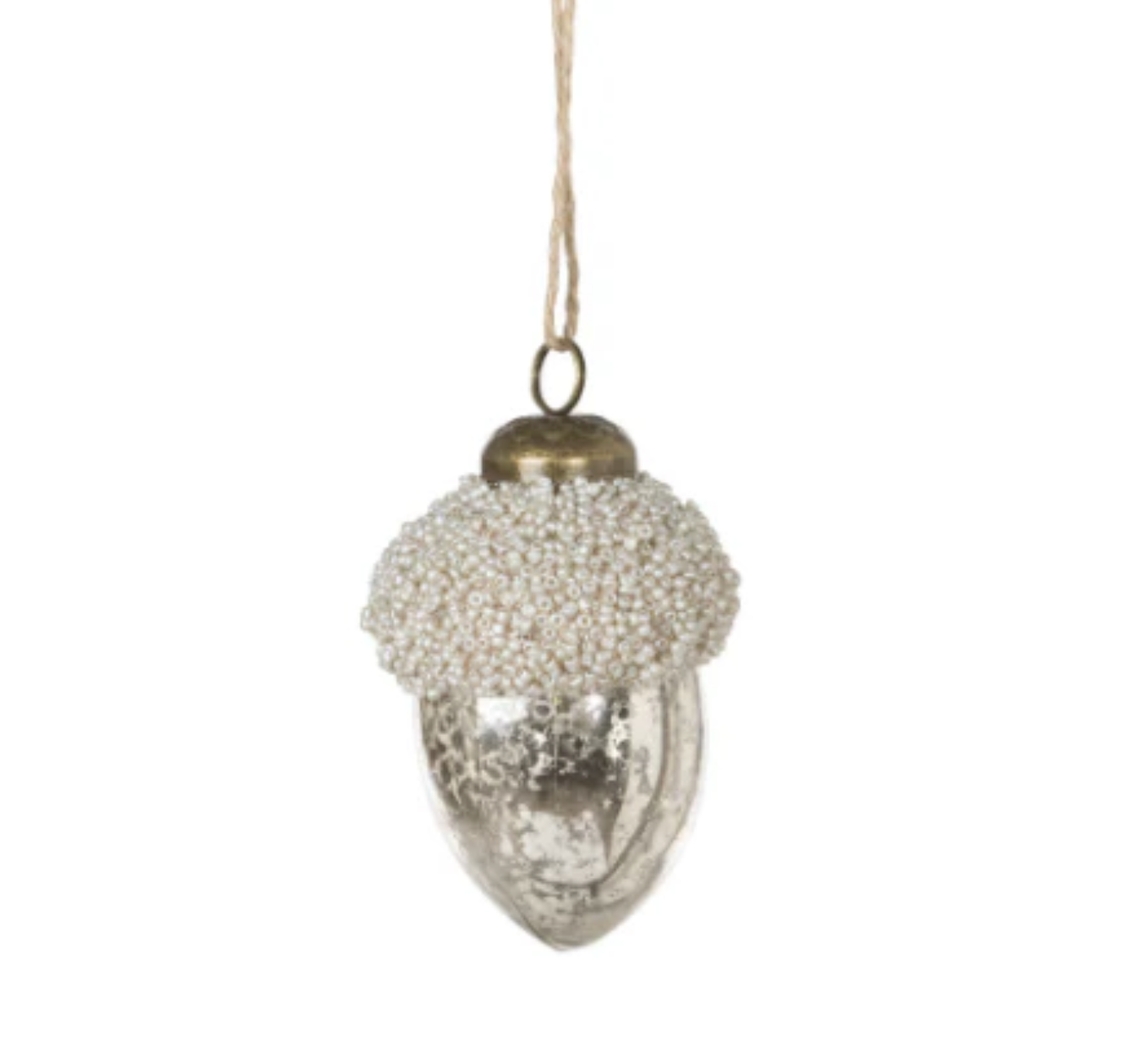 Acorn Glass Ornament