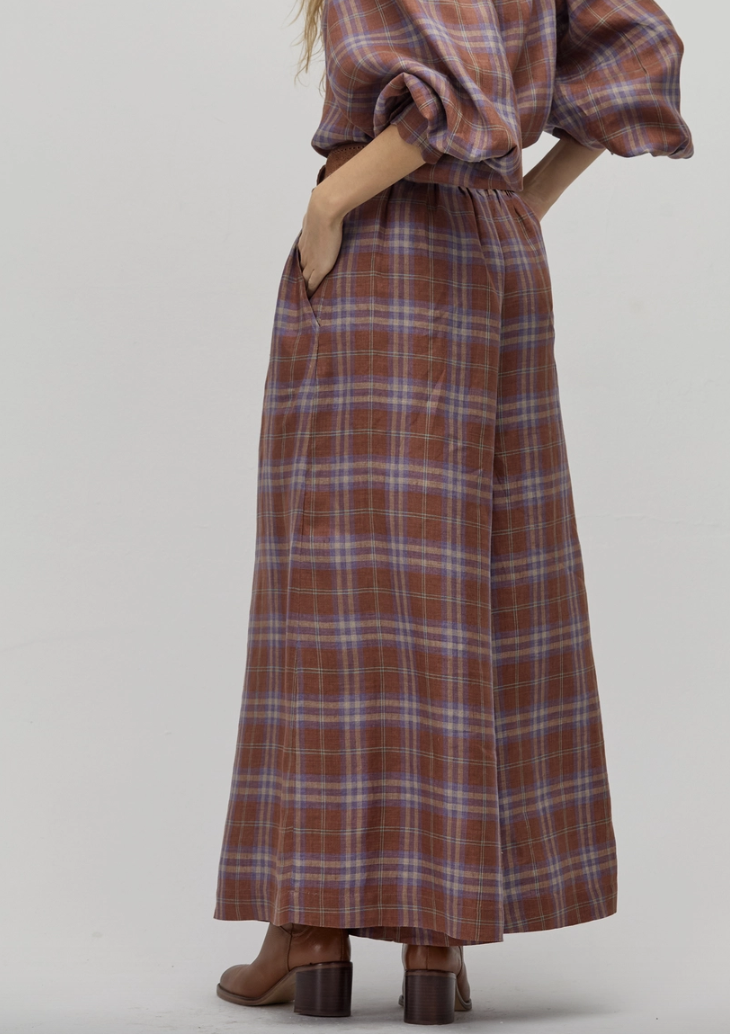 Sabi Wide Leg Linen Pant