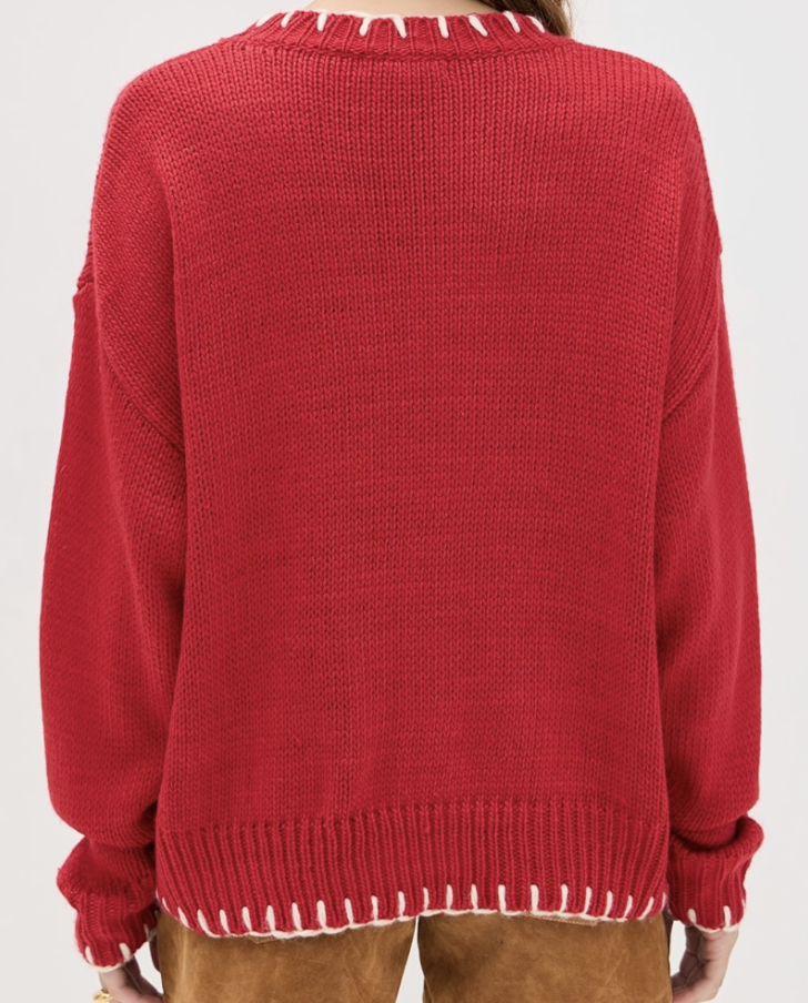 Red Rodeo Sweater