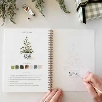 Christmas Watercolor Workbook