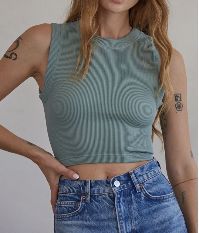 Hadley Ribbed Tank - Multiple Colors