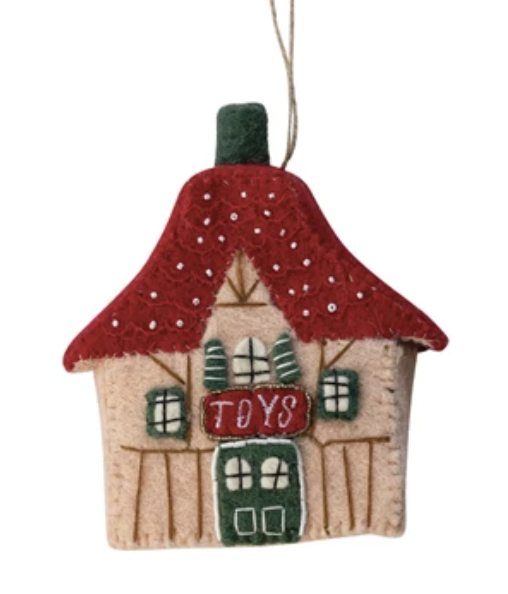 Felt Village Ornament