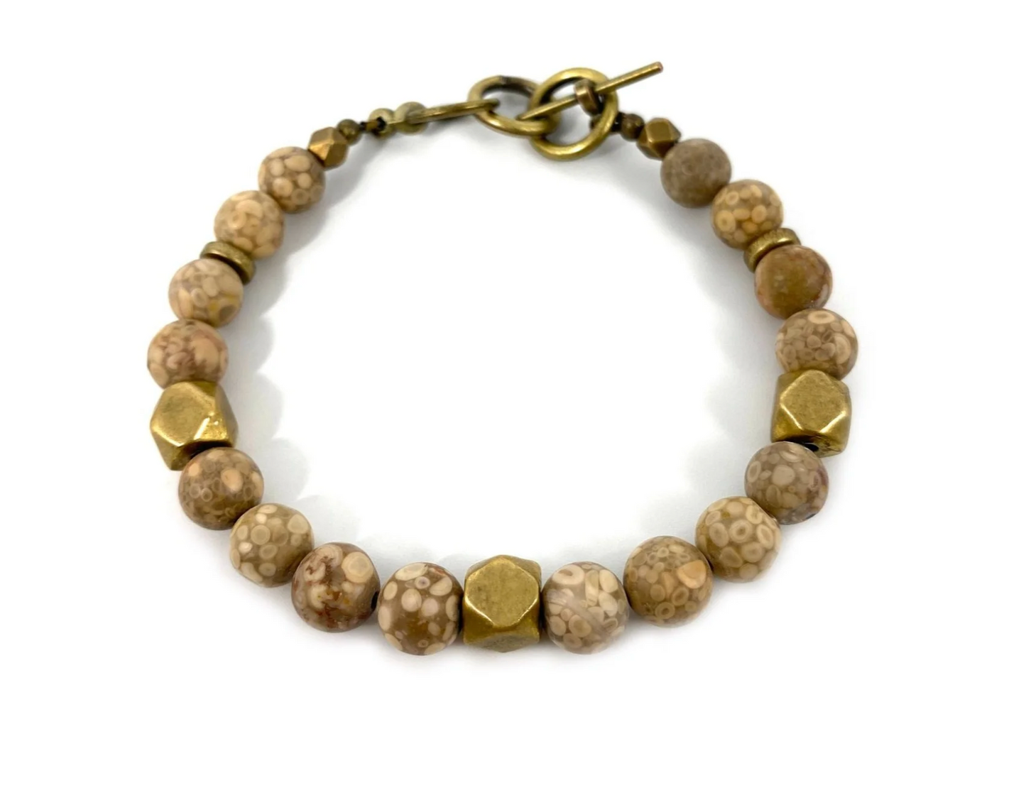 Crinoid Fossil Bracelet