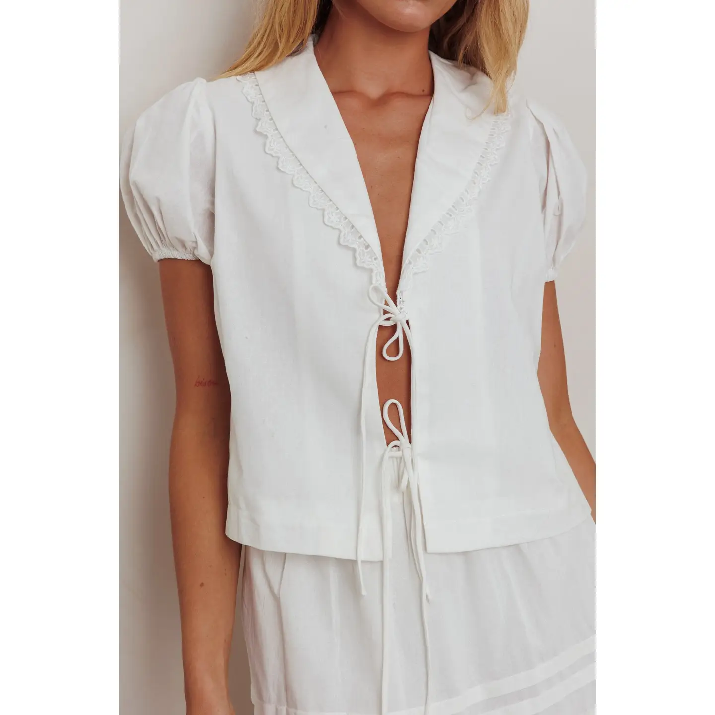 Celeste Tie-Front Top