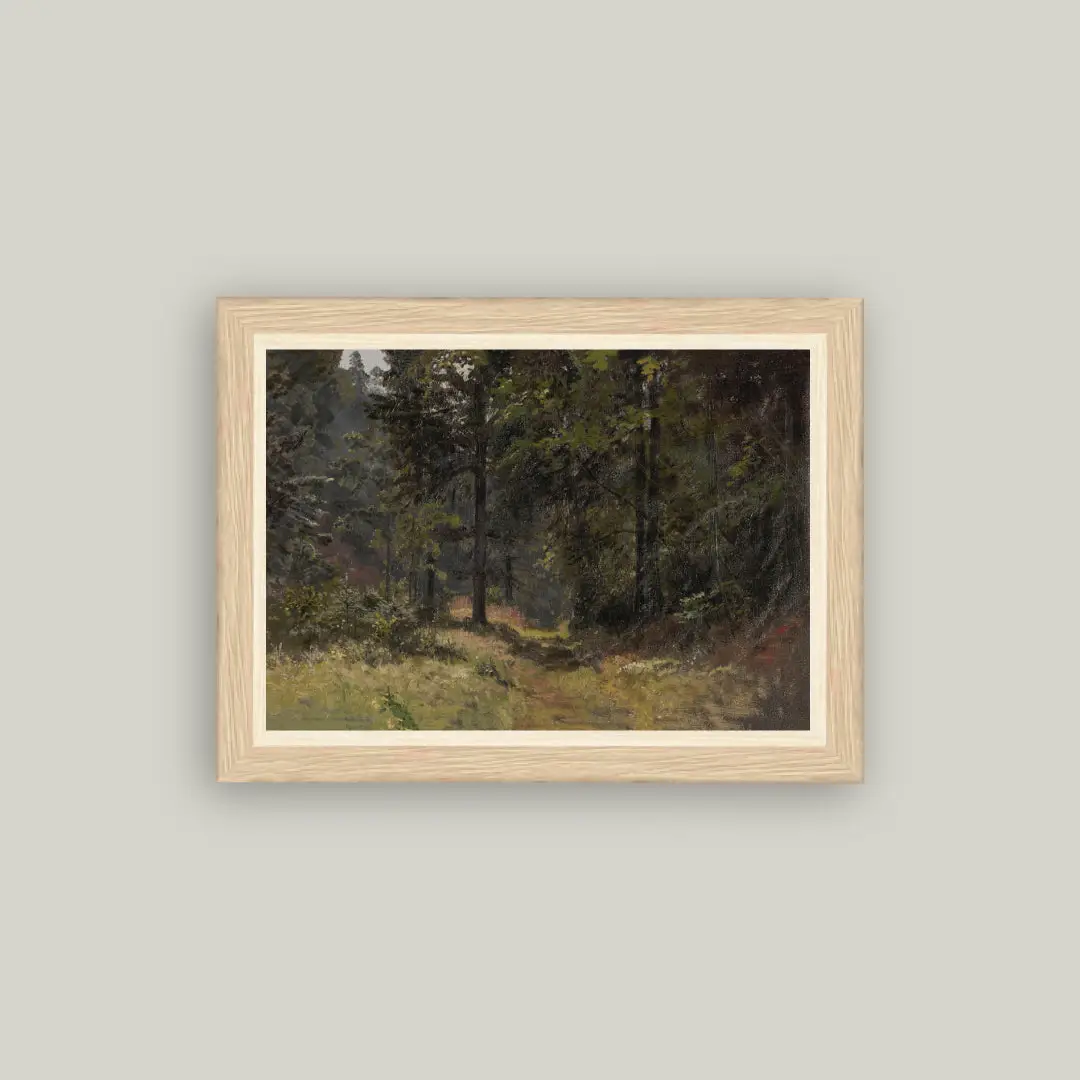Road in the Forest Framed Art