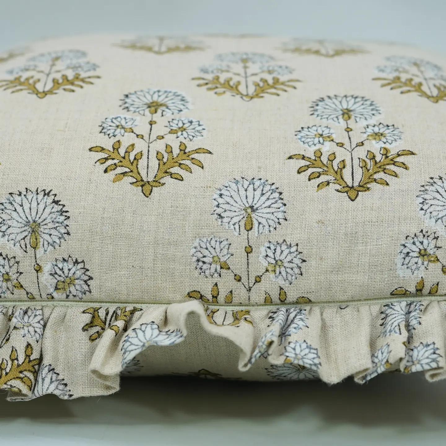 Dandelion Dust Ruffle Pillow - 22"