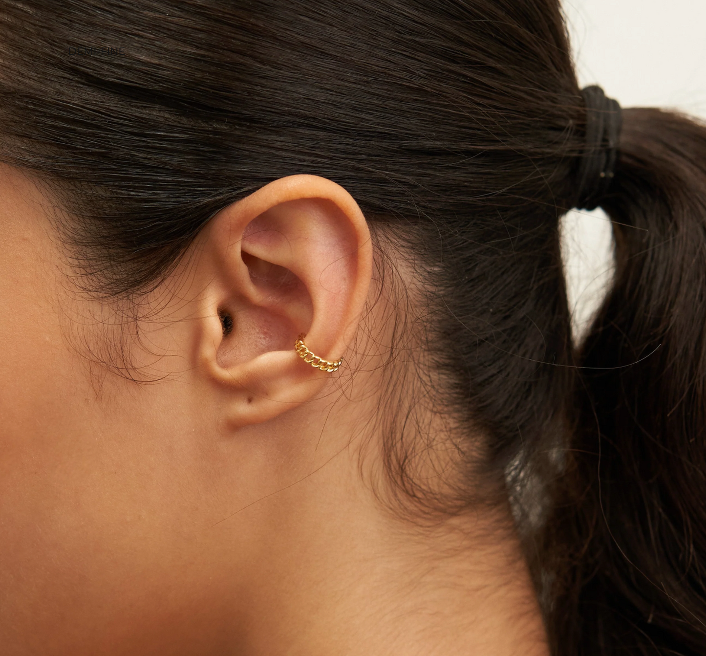 Gold Braided Ear Cuff