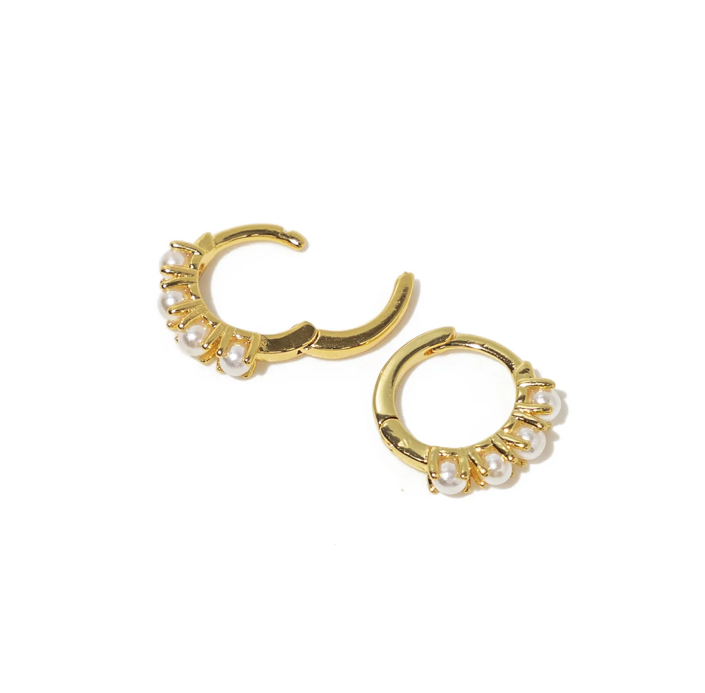 Gold Pearl Huggies