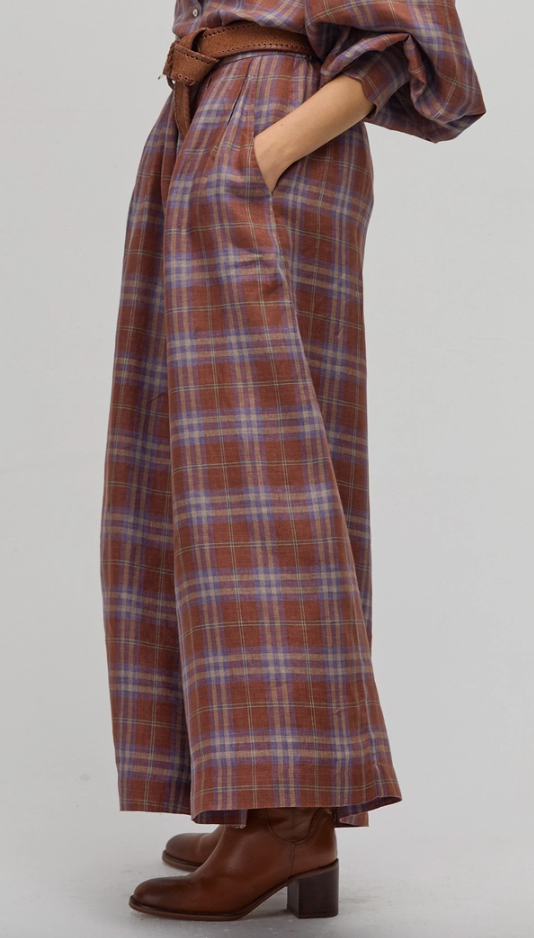 Sabi Wide Leg Linen Pant