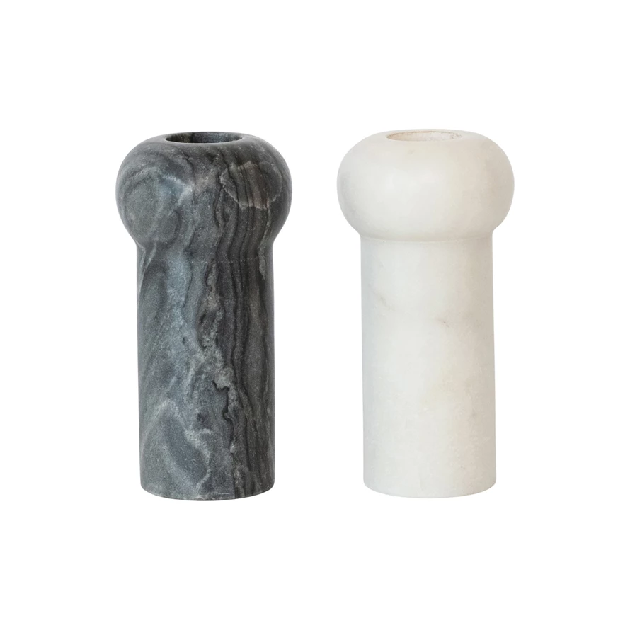 4" Marble Taper Holder