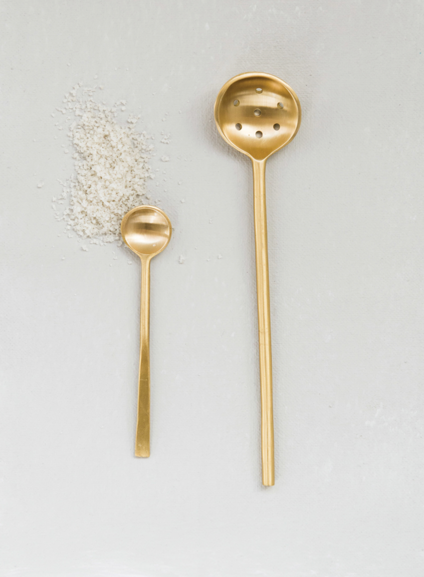 Brass Olive Spoon