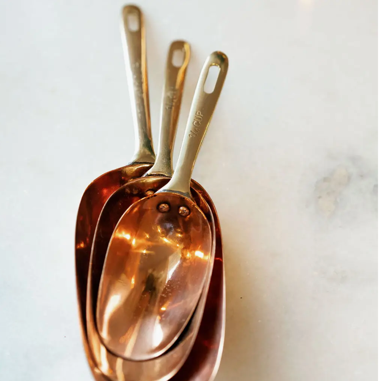 Copper Measuring Scoops